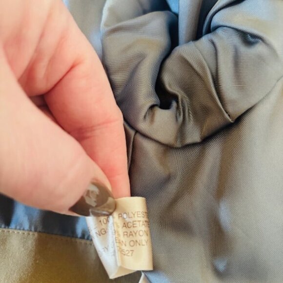 1990s Sanyo by Carol Cohen Lightweight Trench Coat size Large - Picture 8 of 8